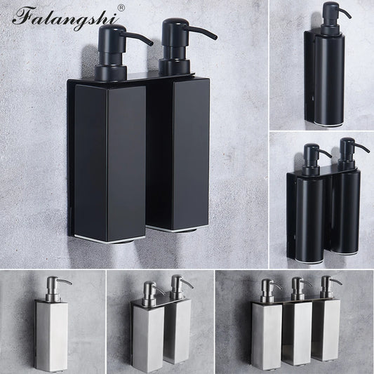 Falangshi 304 Stainless Steel Wall-Mounted Soap Dispenser