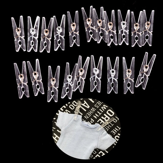20PCS Mini Plastic Clothes & Photo Clips