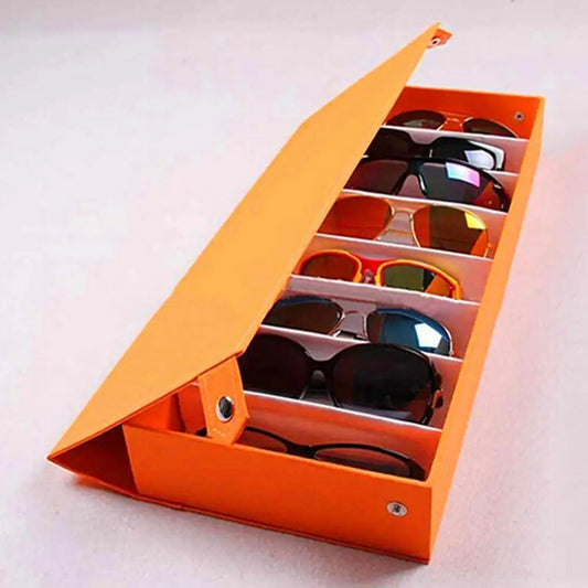 8-Grid Sunglasses Storage Case