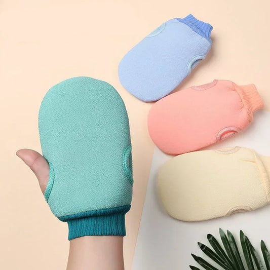 Exfoliating Shower Brush & Scrub Mitt – Body Peeling & Massage Glove