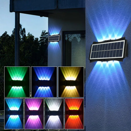 Solar LED Up & Down Wall Light