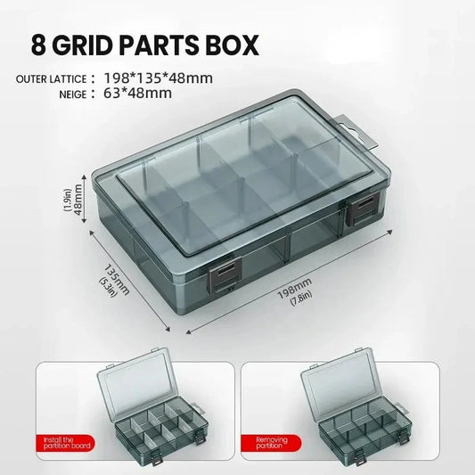 AIRAJ Plastic Tool & Parts Storage Box