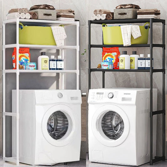 Floor-Standing Washing Machine & Bathroom Storage Rack