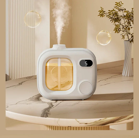 5-Speed USB Rechargeable Aroma Diffuser – 200ML Auto Spray Essential Oil Machine