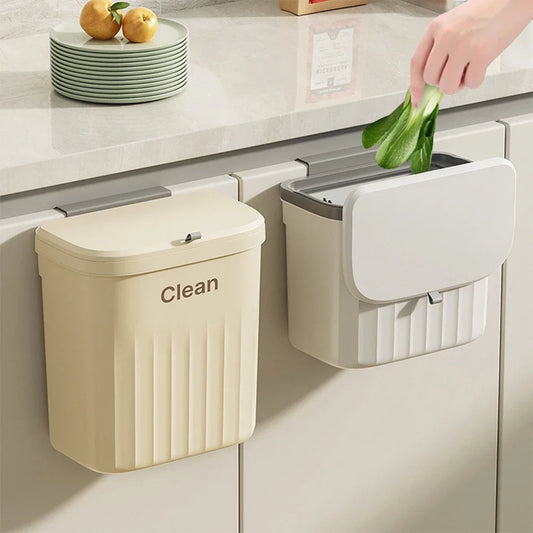8.5/12L Wall-Mounted Kitchen Trash Can