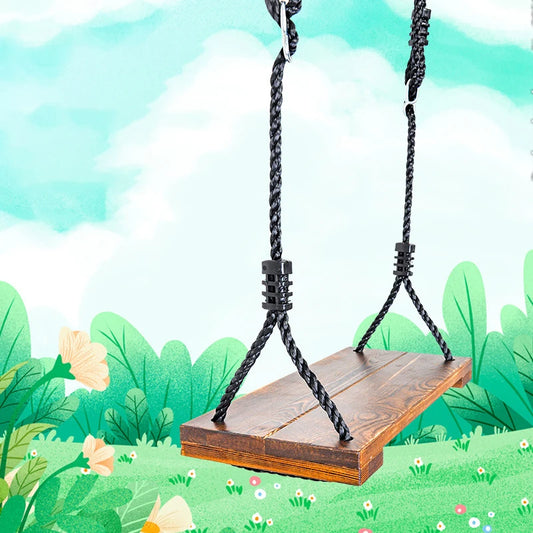 Wooden Rocking Swing Chair โ Indoor & Outdoor