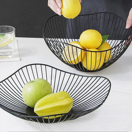 Metal Fruit & Snack Storage Basket