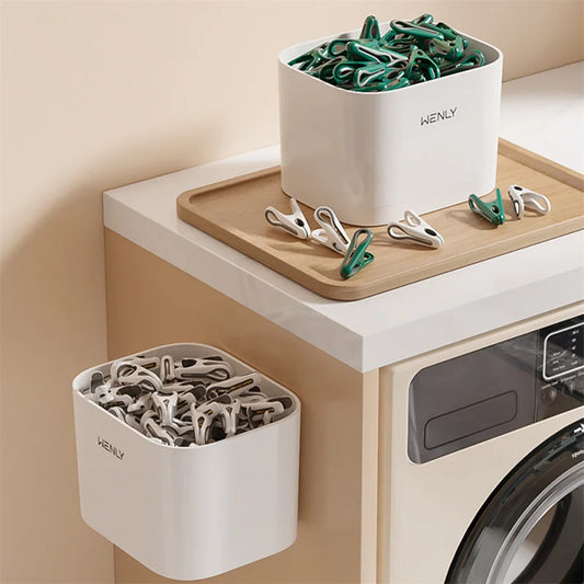 Durable Plastic Laundry Clips for Household Use