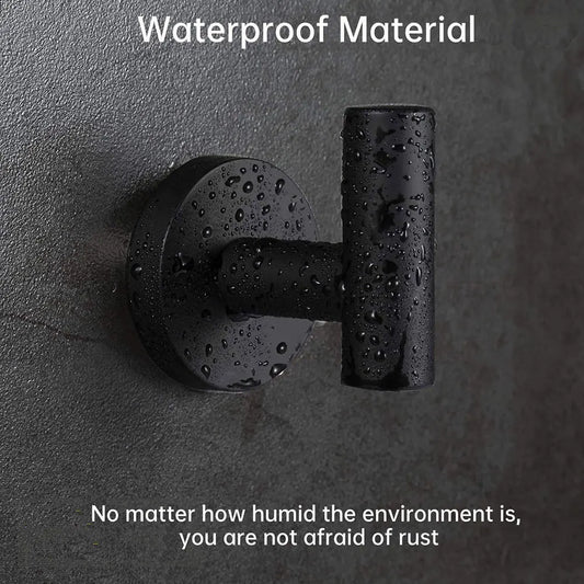 2PCS Polished Stainless Steel Towel Hooks