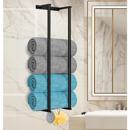 Wall-Mounted Stainless Steel Rolled Towel Rack