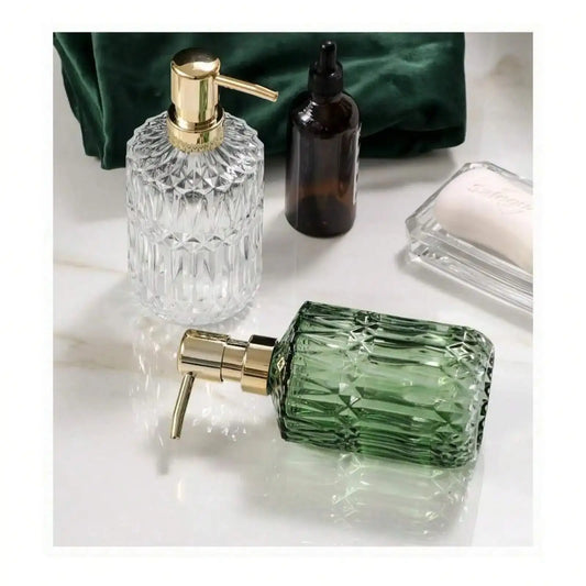 13.32oz Refillable Glass Soap Dispenser