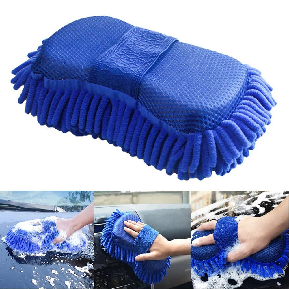 1pc Car Wash Glove Microfiber