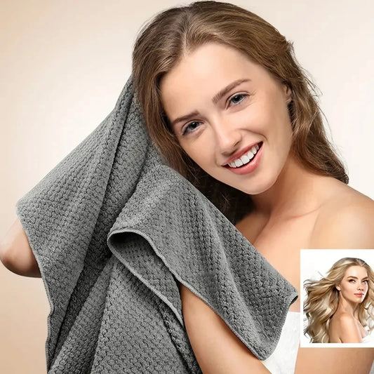 Extra Large Microfiber Hair Towel Wrap