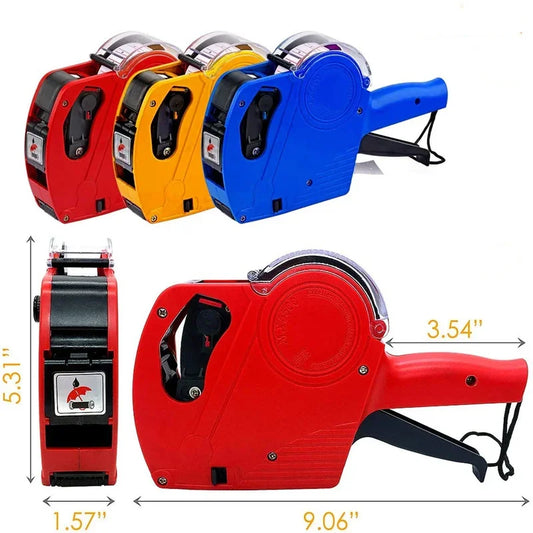 8-Digit Handheld Price Label Gun Set
