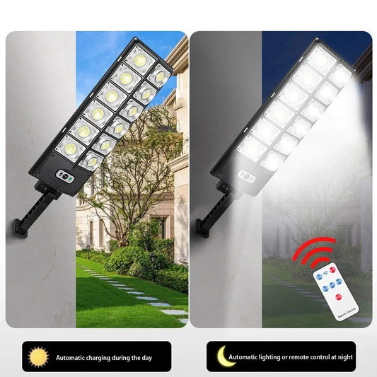 Solar LED Wall Light with Motion Sensor