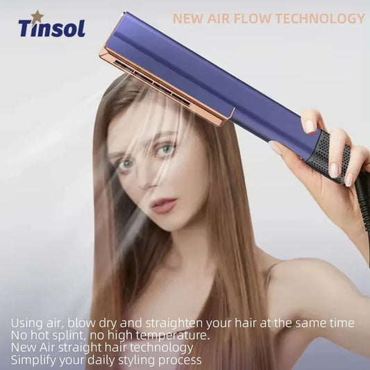 2-in-1 Hair Straightener & Dryer Brush