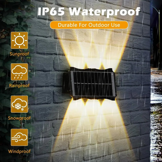 Solar LED Up & Down Wall Light