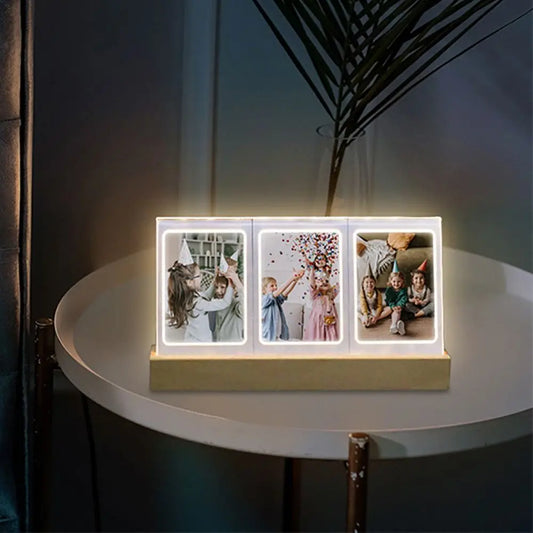 3-in-1 LED Acrylic Photo Frame
