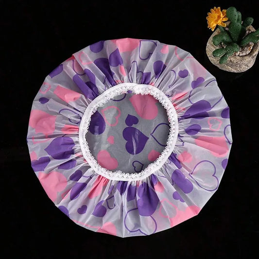 5-Pack Waterproof Women’s Shower Caps