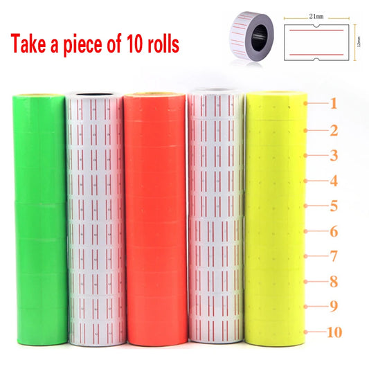 MX-5500 Price Label Rolls (21x12mm)