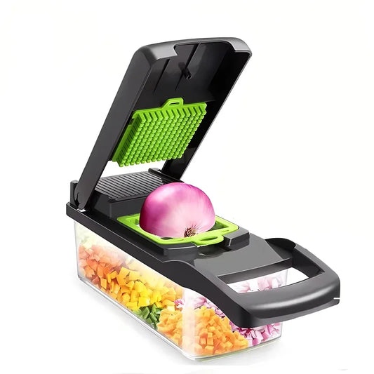 14/16-Piece Multi-Function Vegetable Chopper & Slicer Set