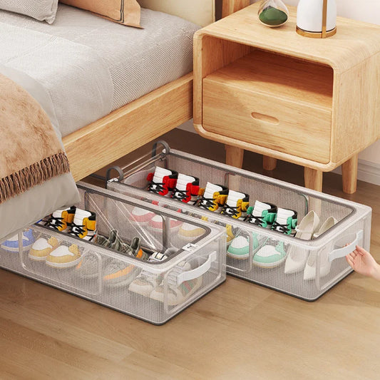 Transparent Foldable Shoe Storage Box