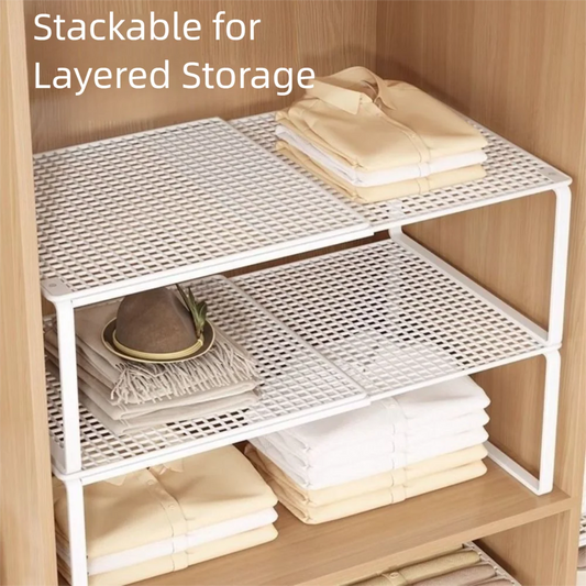 DIY Adjustable Metal Closet Shelf & Storage Rack