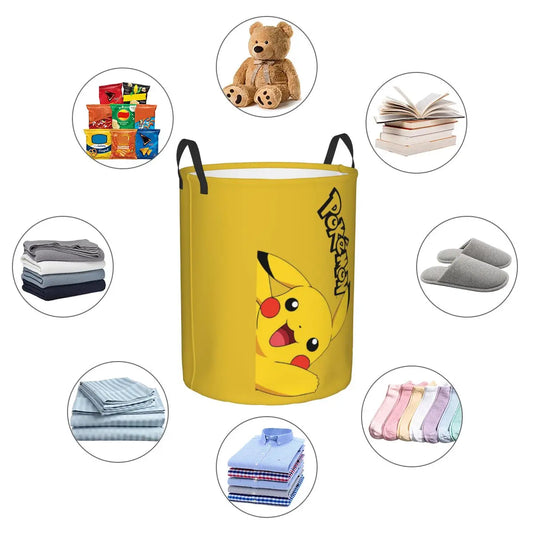 Custom P-Pikachus Collapsible Laundry Basket
