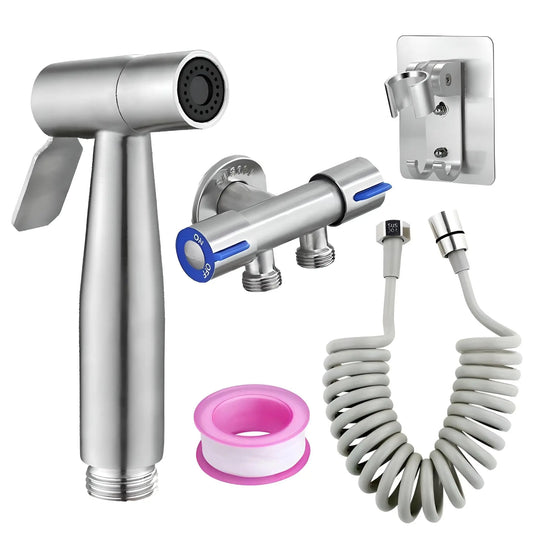 304 Stainless Steel Handheld Bidet Sprayer Set