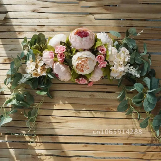 Artificial Flower Wreath – Decorative Garland for Doors & Walls