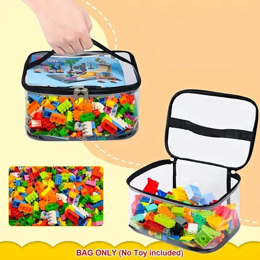 Transparent Mesh Toy Storage Bag