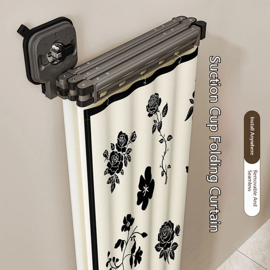 Folding Waterproof Shower Partition Curtain