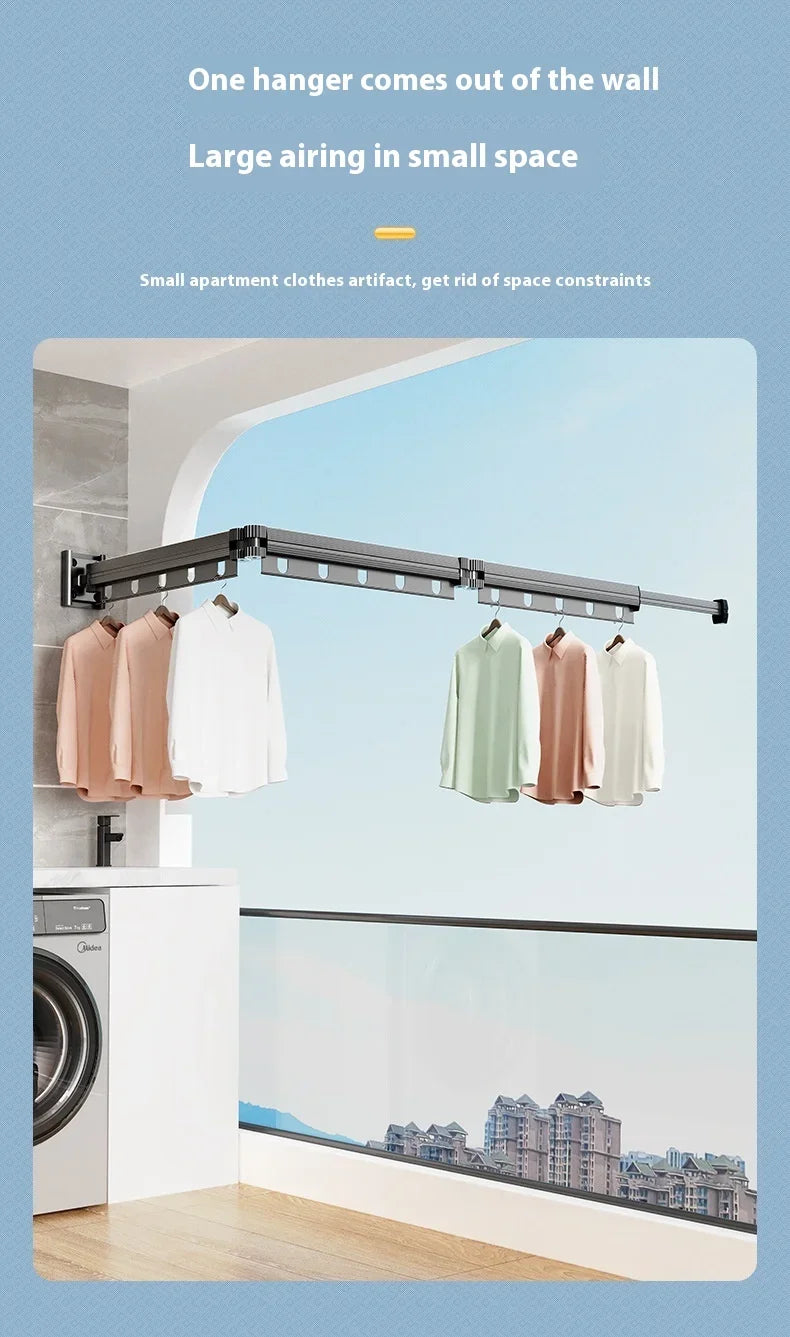 "360° Folding Wall-Mounted Clothes Drying