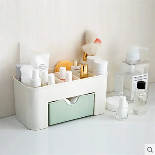 Double Layer Makeup Organizer – Cosmetic & Skincare Storage Box