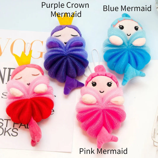 Mermaid & Unicorn Bath Sponge – Kids Shower Scrubber