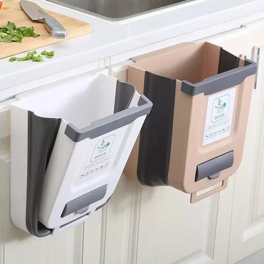 Folding Wall-Mounted Trash Can