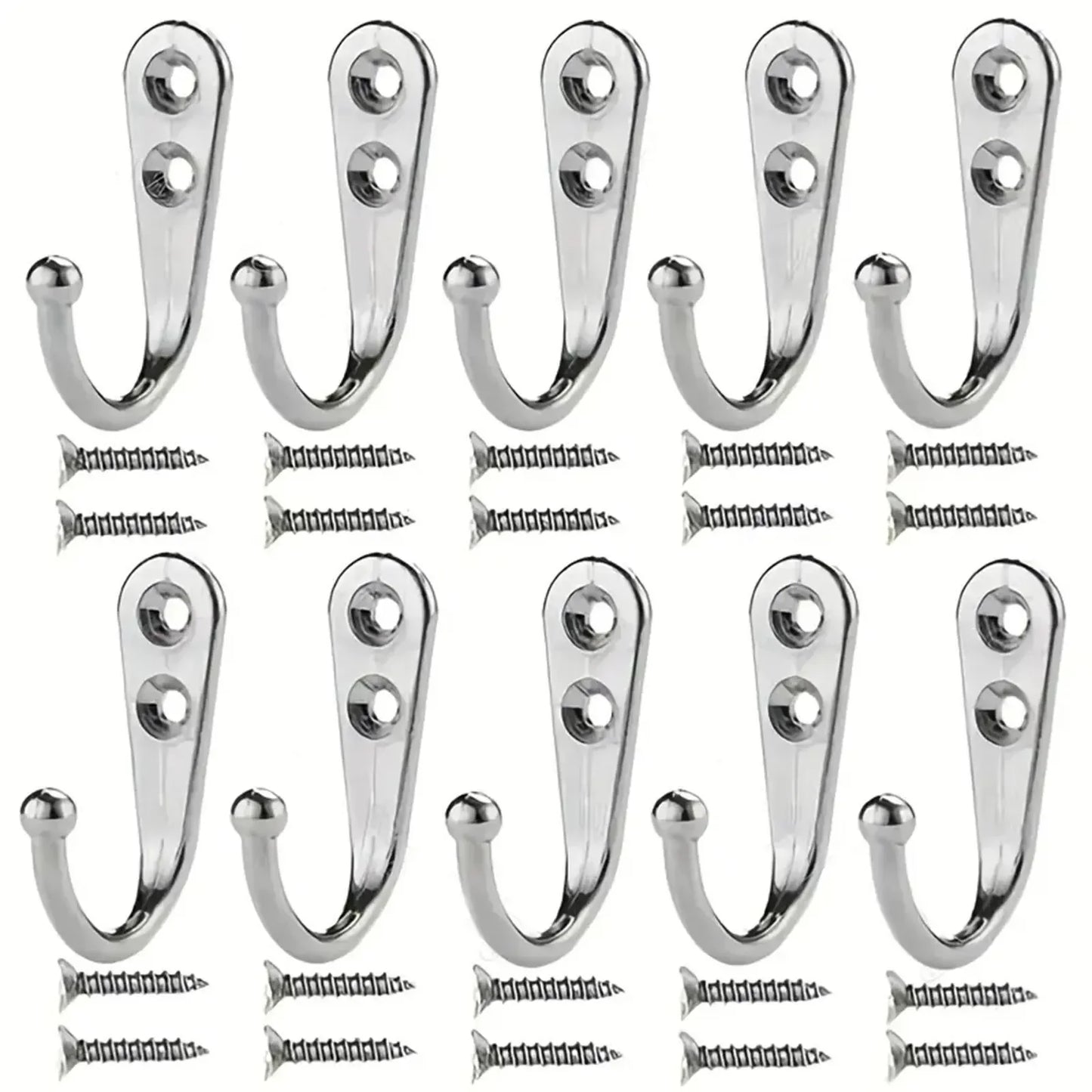 10Pcs Retro Wall Hooks Hangers