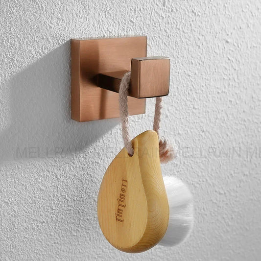Brushed Rose Gold Bathroom Hardware Set
