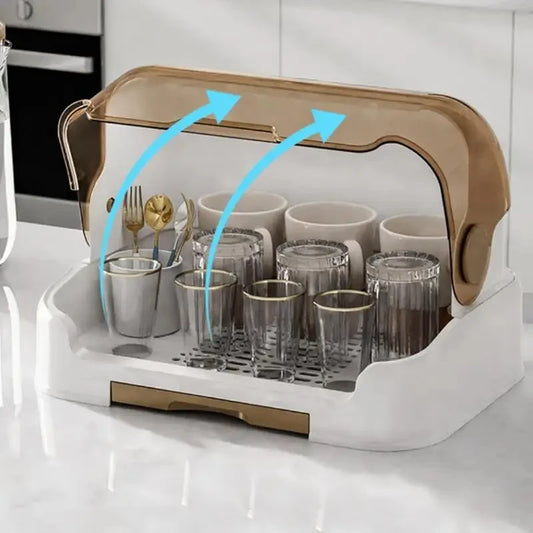 Portable Baby Bottle Drying Rack & Storage Organizer