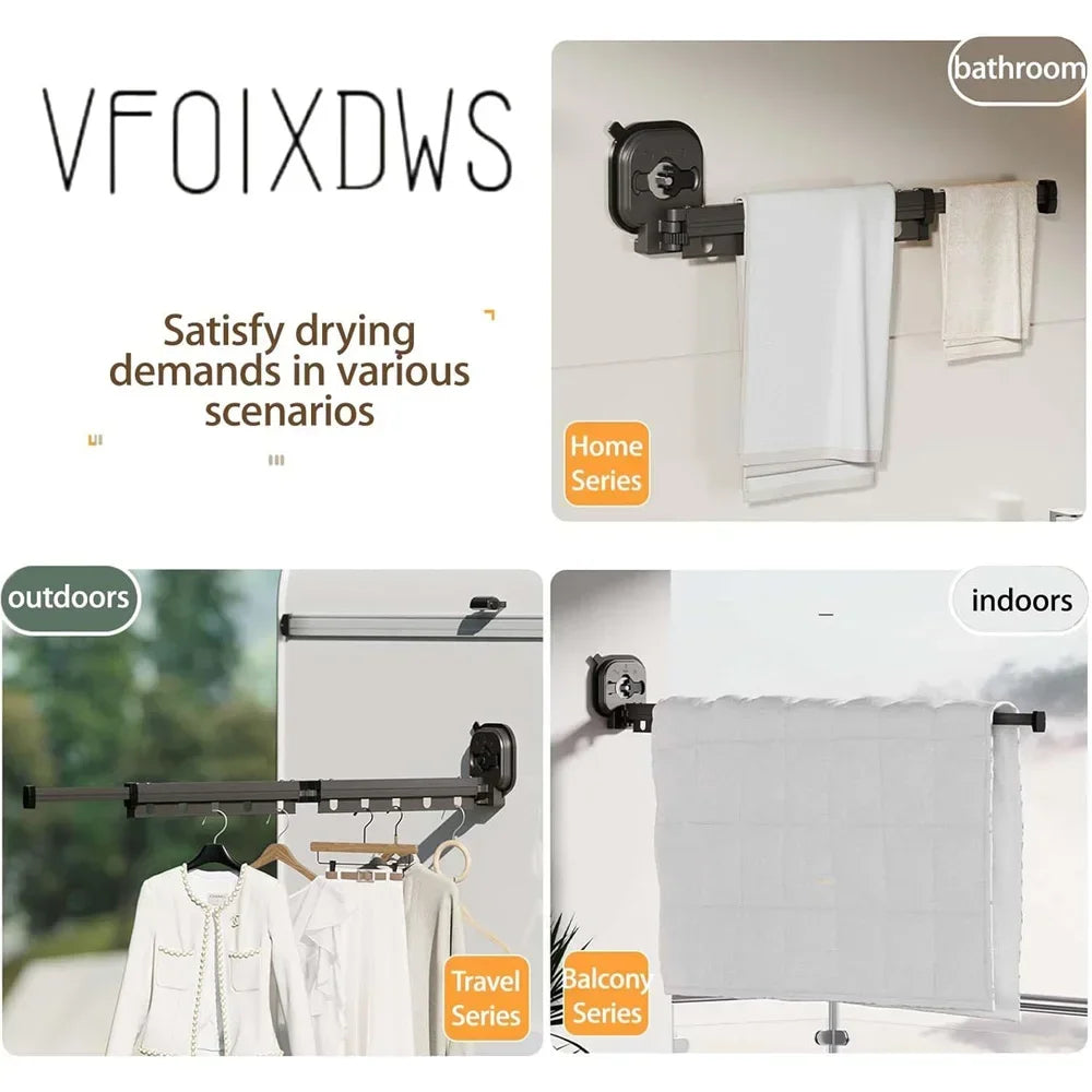 "360° Folding Wall-Mounted Clothes Drying