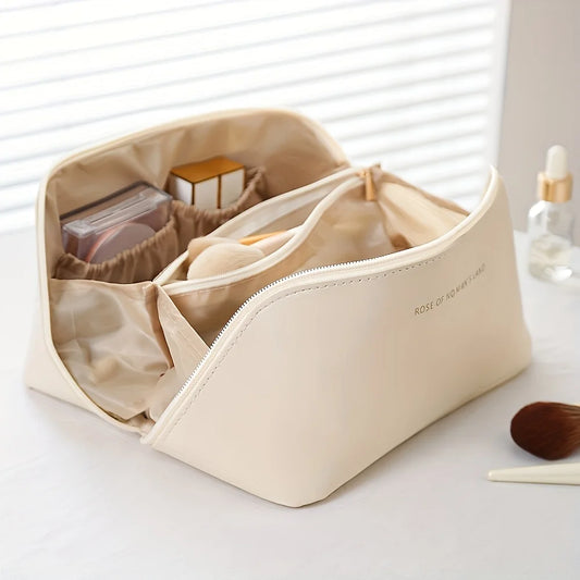Luxury Makeup Organizer Bag – Travel Cosmetic Storage Pouch
