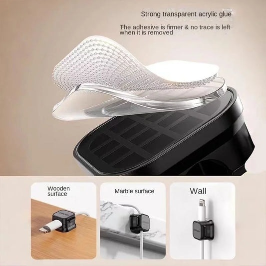 Magnetic Desk Organizer โ Data Cable & Line Management
