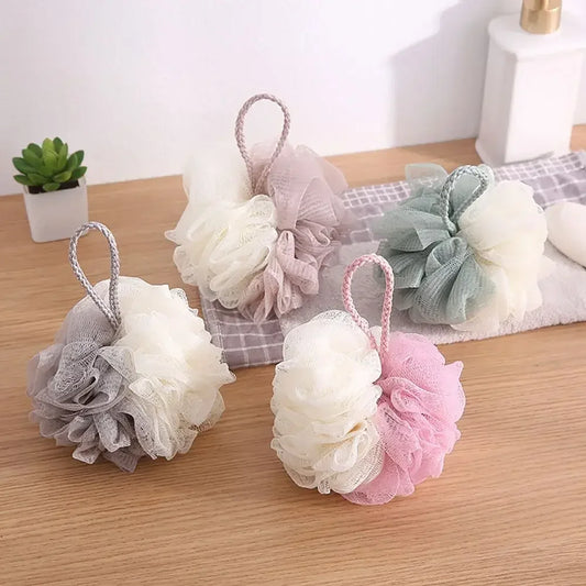 Soft Mesh Foaming Shower Sponge – Exfoliating Bath Ball
