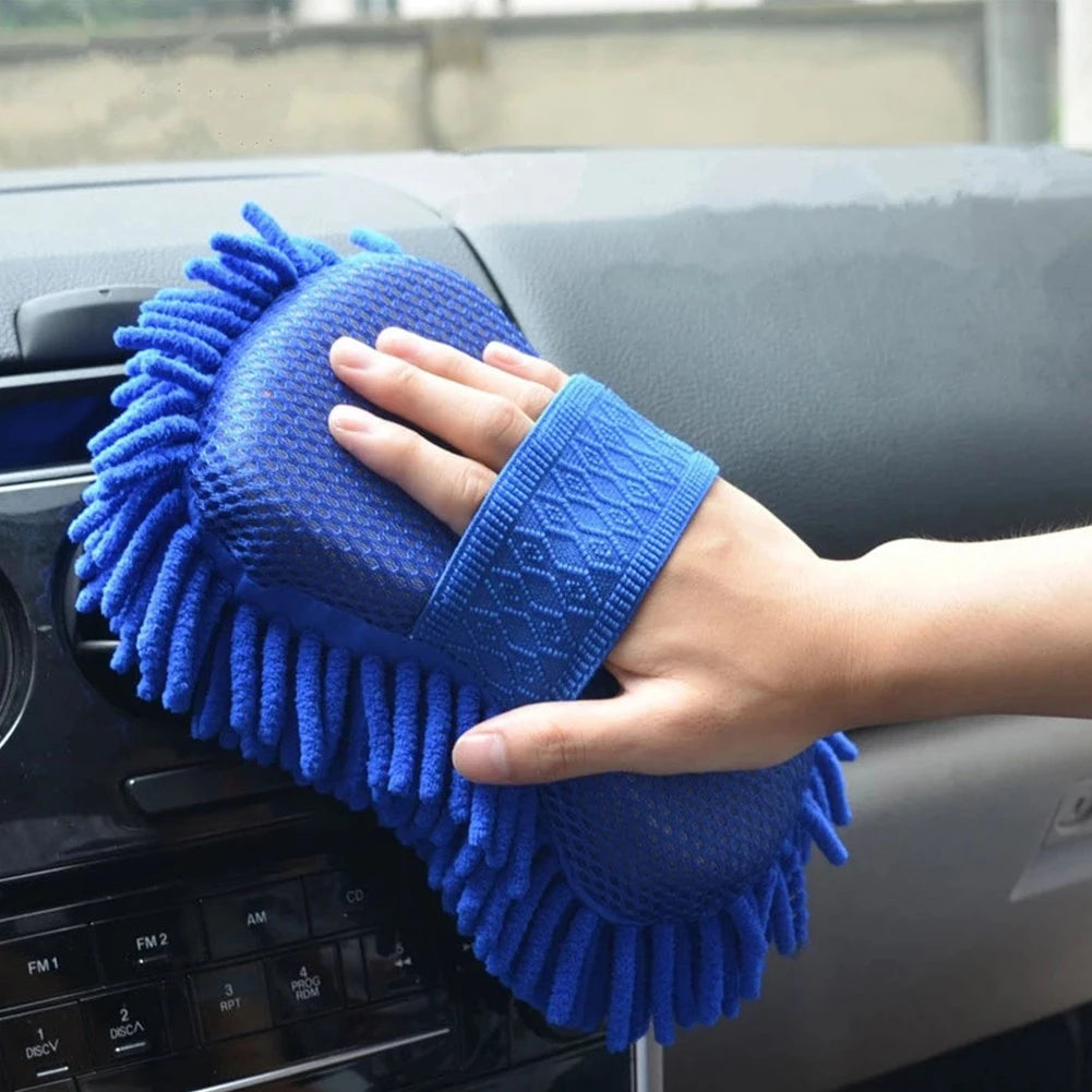 1pc Car Wash Glove Microfiber