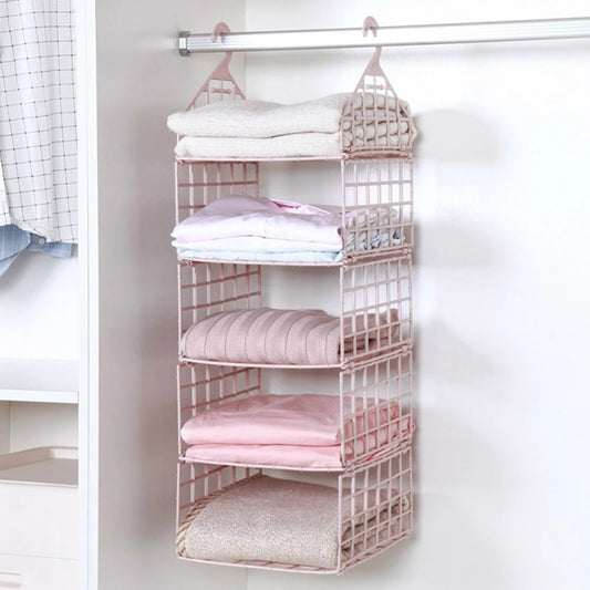 Foldable Hanging Closet Organizer (2/3/4/5 Tier)