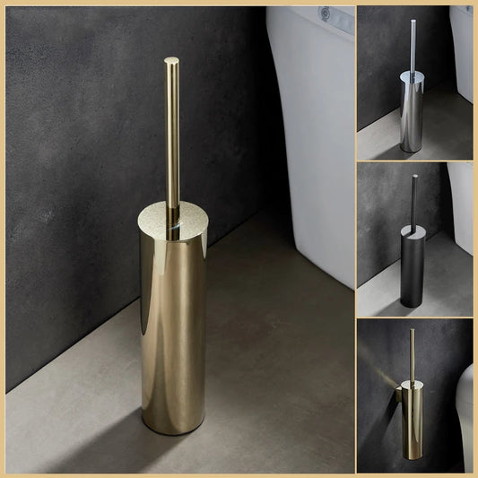Wall-Mounted 304 Stainless Steel Toilet Brush Holder