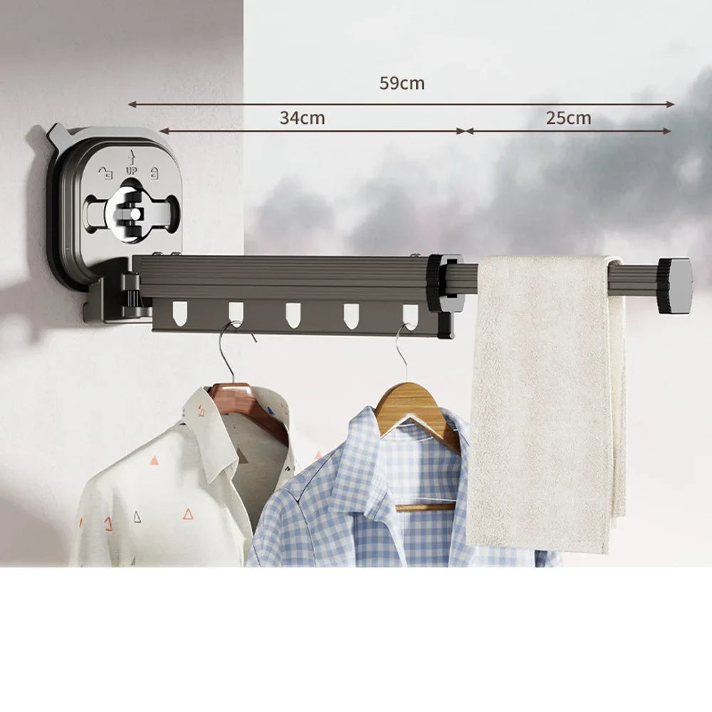 "360° Folding Wall-Mounted Clothes Drying