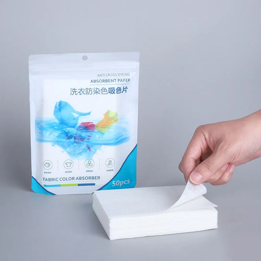 50 PCS Laundry Tablets Color Absorption Anti-Staining