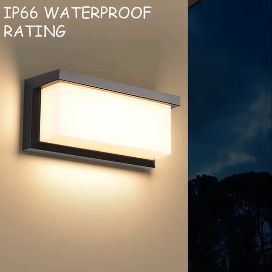 LED Motion Sensor Outdoor Wall Light