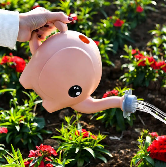 2500ml Elephant Watering Can – Cartoon Kids Garden Pot